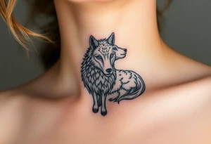 Wolf disguised as a sheep tattoo idea
