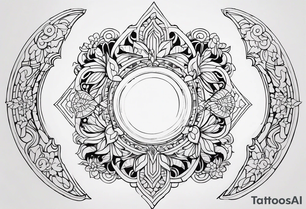 Intricate Keyhole tattoo idea