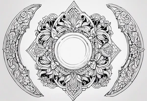 Intricate Keyhole tattoo idea