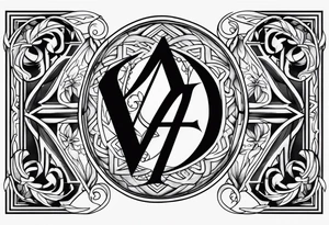 Tattoo eith alphabet satisfied tattoo idea