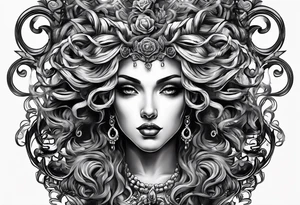 Medusa looking into you tattoo idea