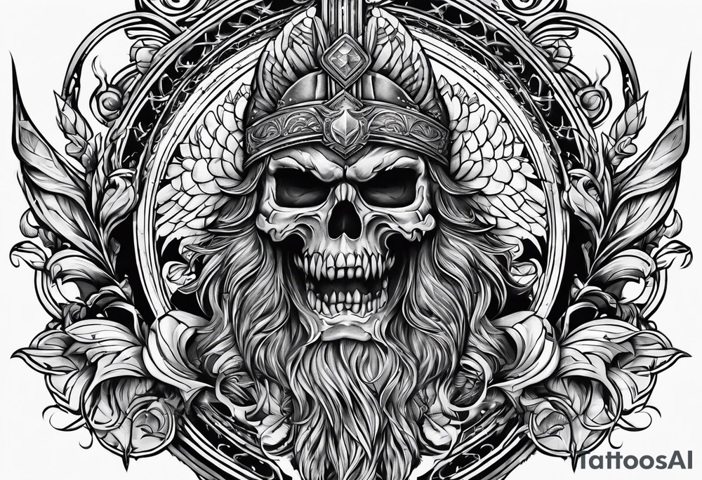 Victory or valhalla tattoo idea