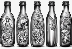 bottle tattoo idea