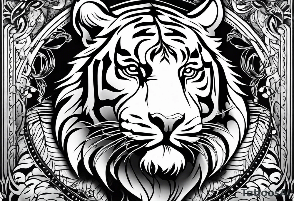 tiger tattoo idea