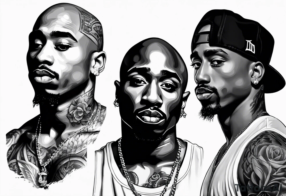 2pac tattoo idea
