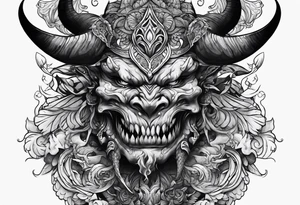 Demon tattoo idea