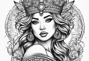 Dancing queen chorus tattoo idea