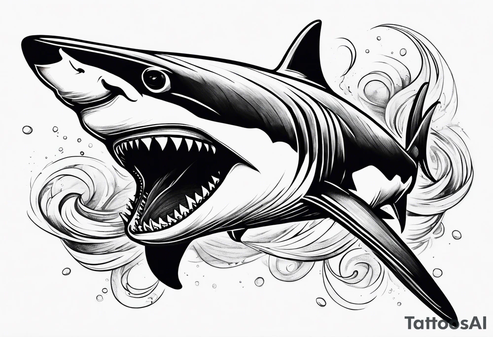 Sharks tattoo idea