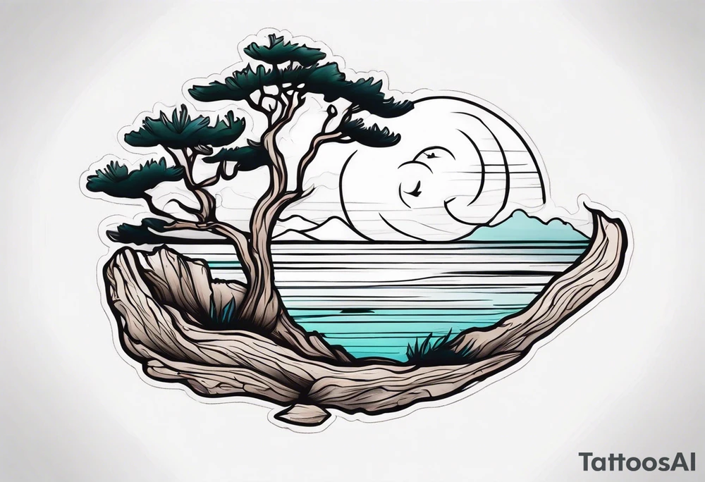 Driftwood tattoo idea
