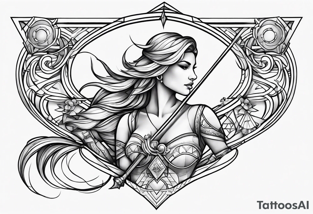 Sagittarius tattoo idea