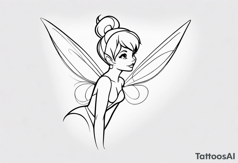 Tinker bell tattoo idea