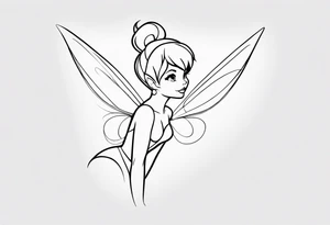 Tinker bell tattoo idea