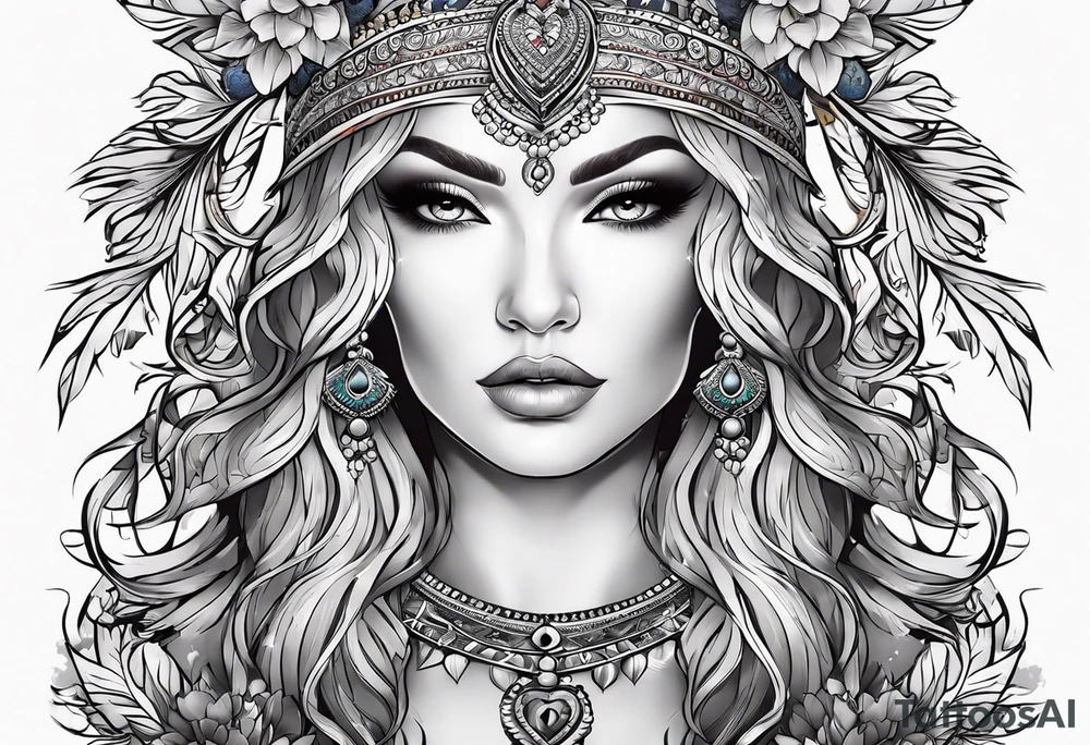 Love, source, abundance tattoo idea