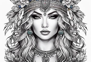 Love, source, abundance tattoo idea