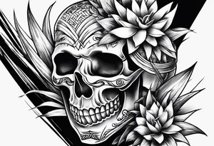 bamboo shoots without flowers or people tattoo idea