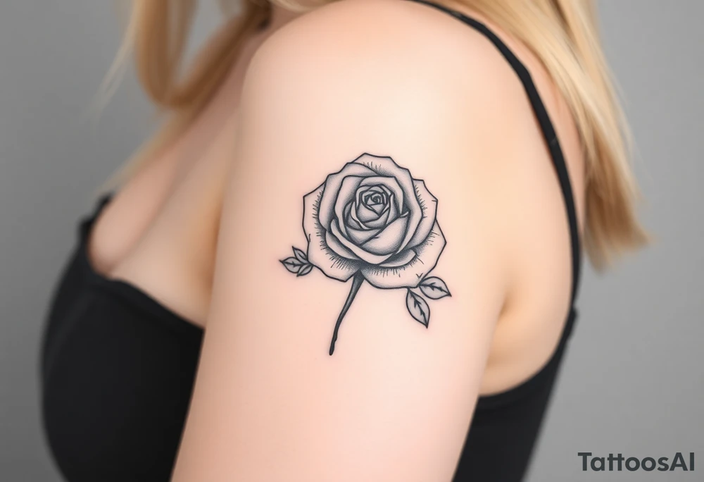 rose tattoo idea
