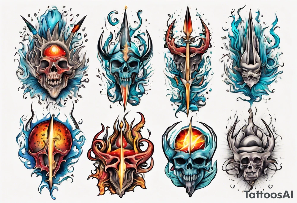 trident tattoo idea