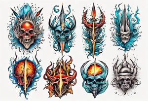 trident tattoo idea