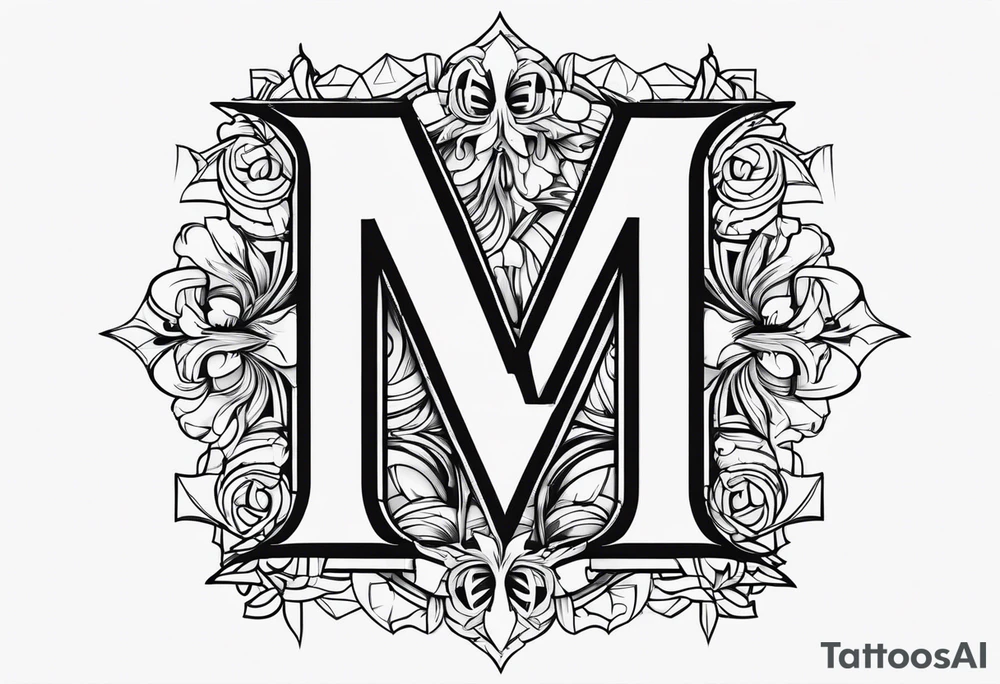 Letters m c a tattoo idea