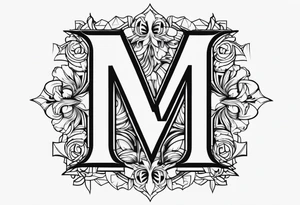 Letters m c a tattoo idea