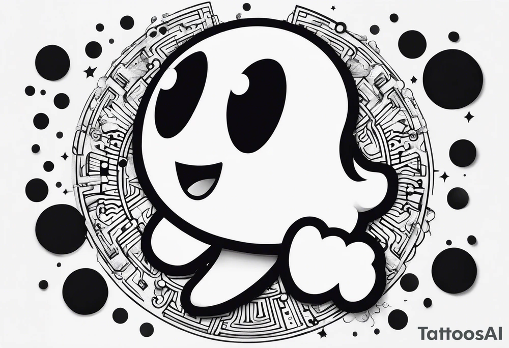 Pac-Man tattoo idea