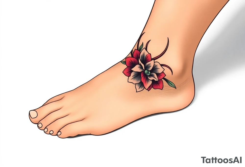 ankle tattoo on the ankle tattoo idea