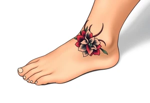 ankle tattoo on the ankle tattoo idea