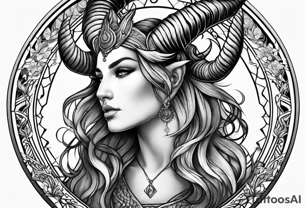 Capricorn tattoo idea