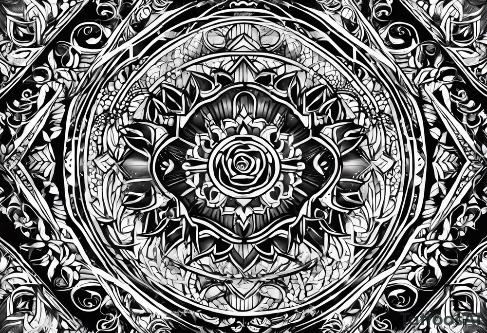 a symbol of firmness of spirit, strength and stability tattoo idea