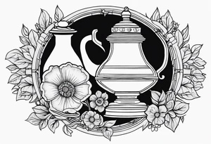 Lamp of florence nightingale tattoo idea