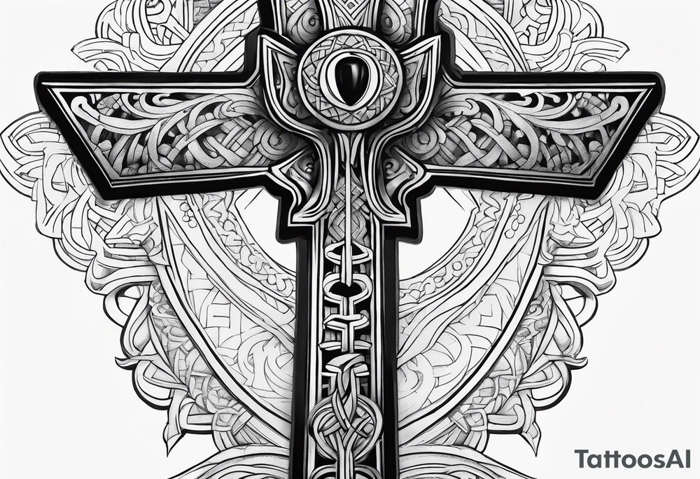 ankh, arm tattoo idea