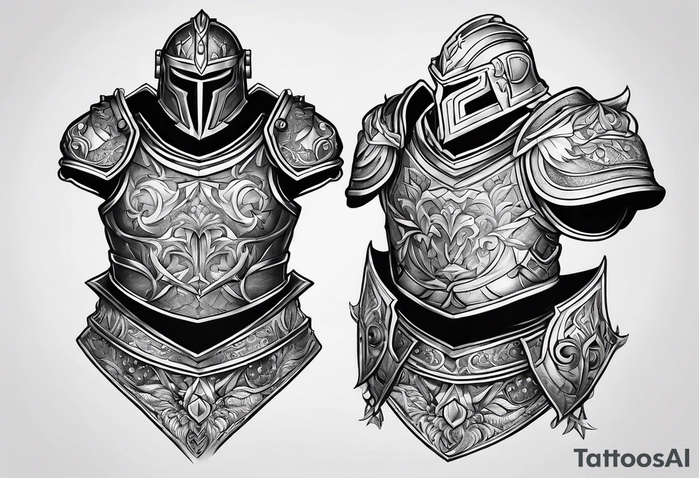 armor tattoo idea