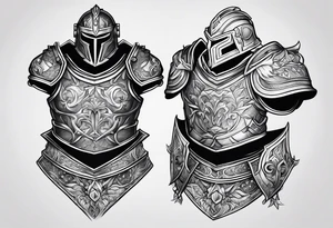 armor tattoo idea