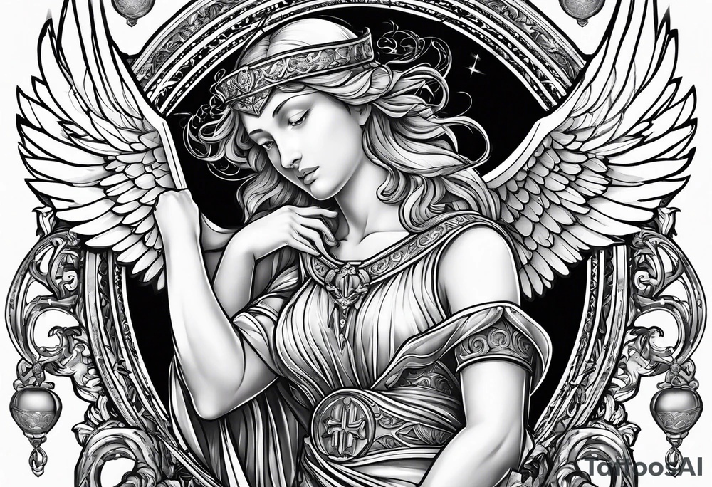 Archangel raphael tattoo idea