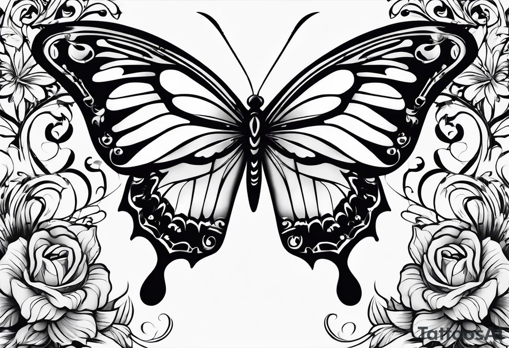 Butterfies tattoo idea