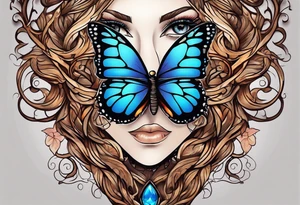Wood nymph made or bark and branches. tattoo idea