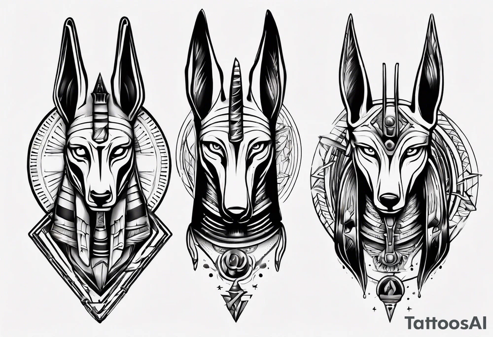 anubis tattoo idea