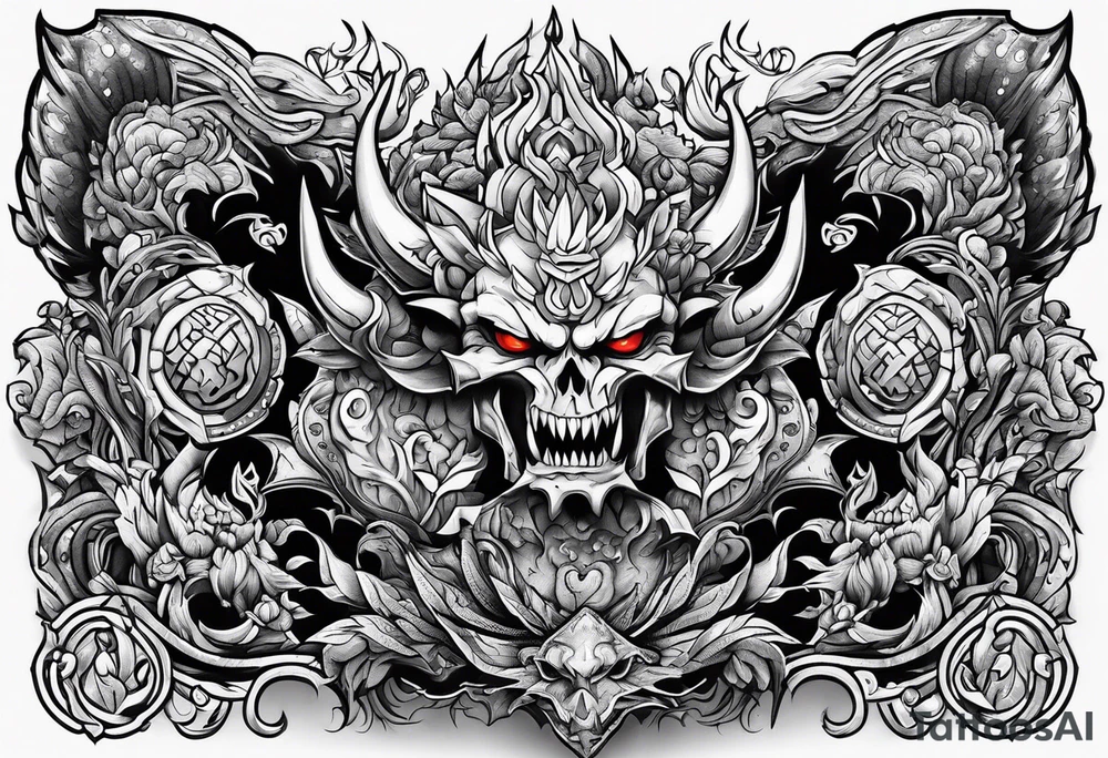 Démon slayer tattoo idea
