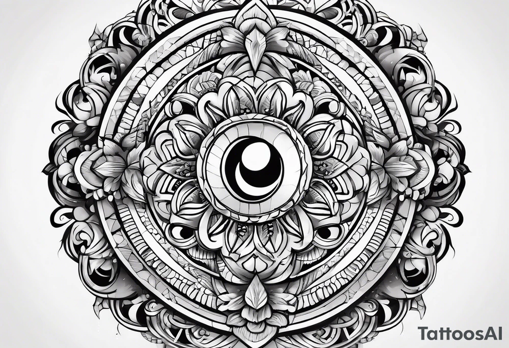Circles tattoo idea