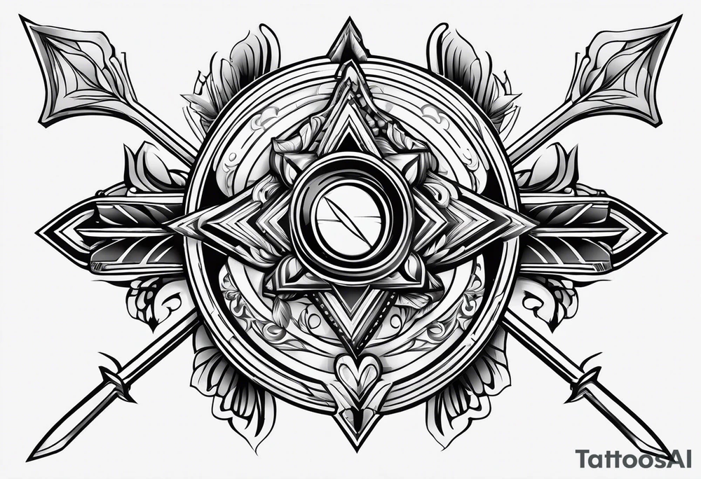 Vector arrow tattoo idea