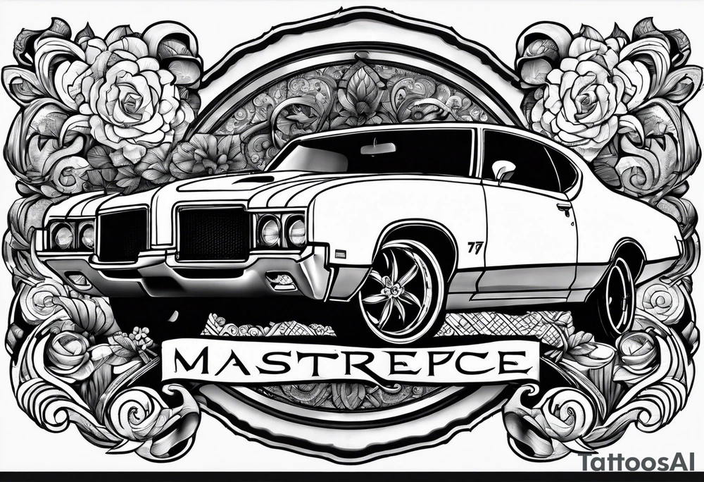 1970 cutlass supreme tattoo idea