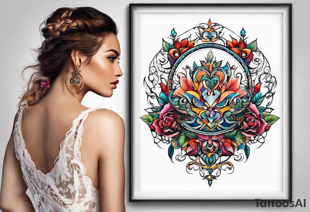 symbols of couples. his and her tattoo. tattoo idea