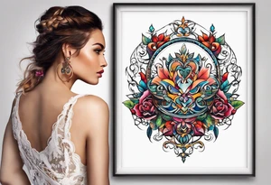 symbols of couples. his and her tattoo. tattoo idea