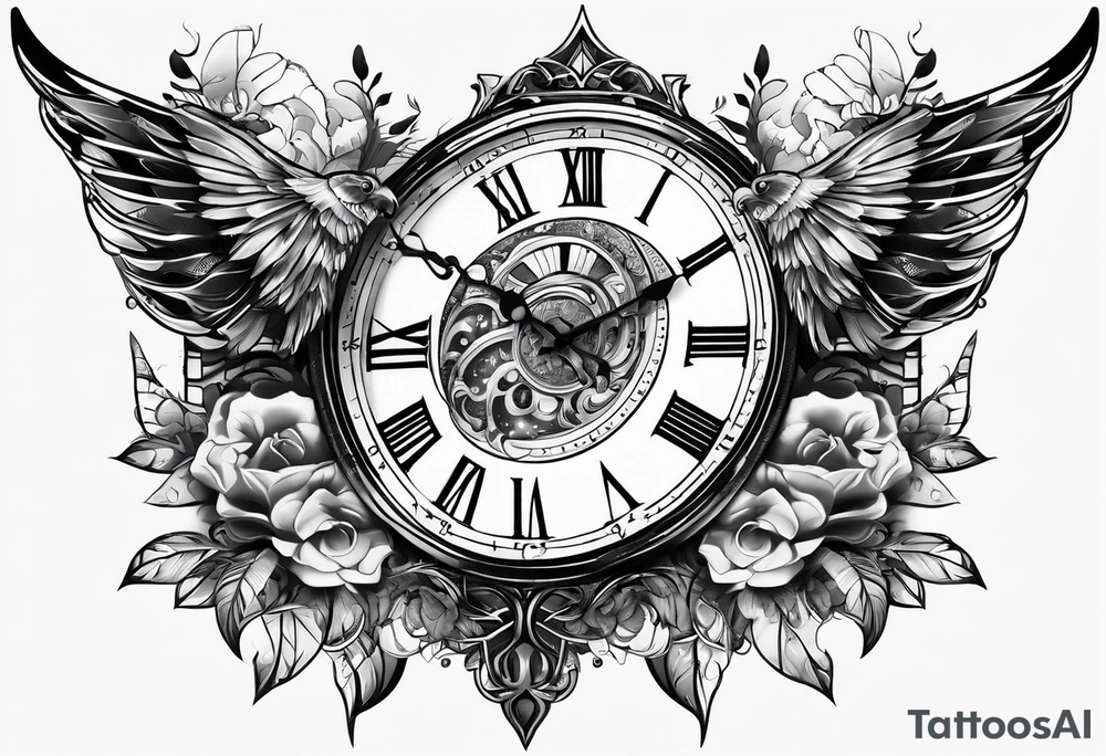 17:27 digital clock tattoo idea
