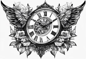 17:27 digital clock tattoo idea