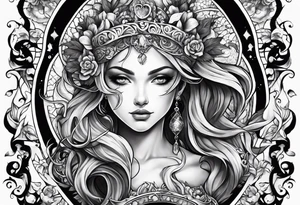Biblical depiction of the seven deadly sins sleeve tattoo idea