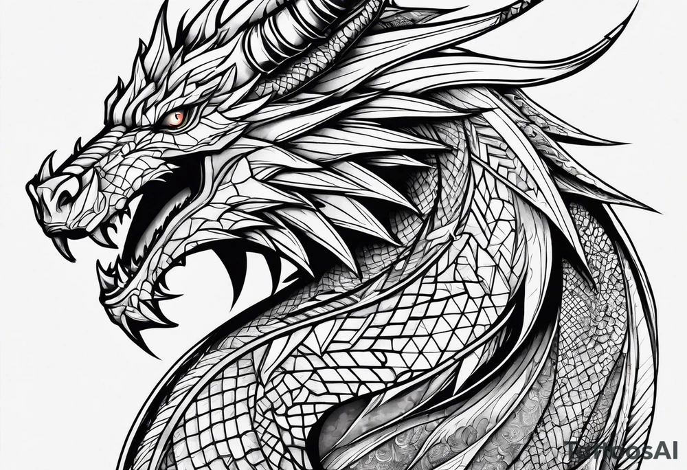 Valhalla friendly 
dragon tattoo idea
