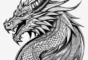 Valhalla friendly 
dragon tattoo idea