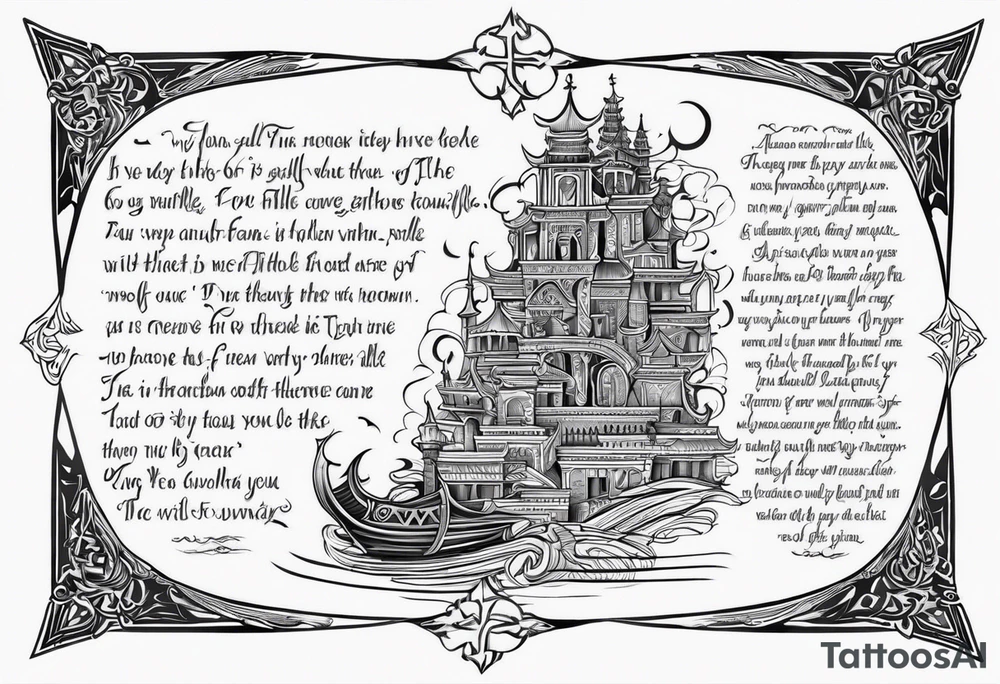 VALHALLA prayer poem lo there tattoo idea