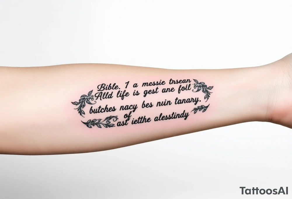 bible verses with cool designs for guys tattoo idea
